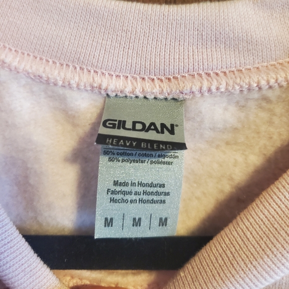 Soft Pink Retro Wash Your Hands Sweatshirt Medium - Picture 5 of 5